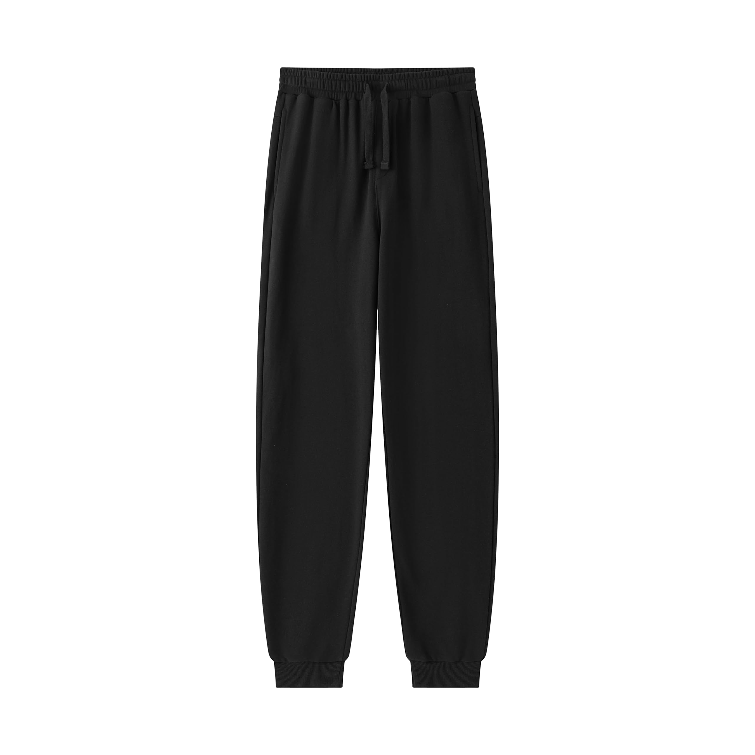 Pantalón Largo Hombre Chándal Jogger Deportivo Running Algodón Felpa Térmico French Terry Regular Fit Cómodo Suave Fitness Gym Casual Invierno Gris Negro Azul Tallas M L XL XXL Marca Española