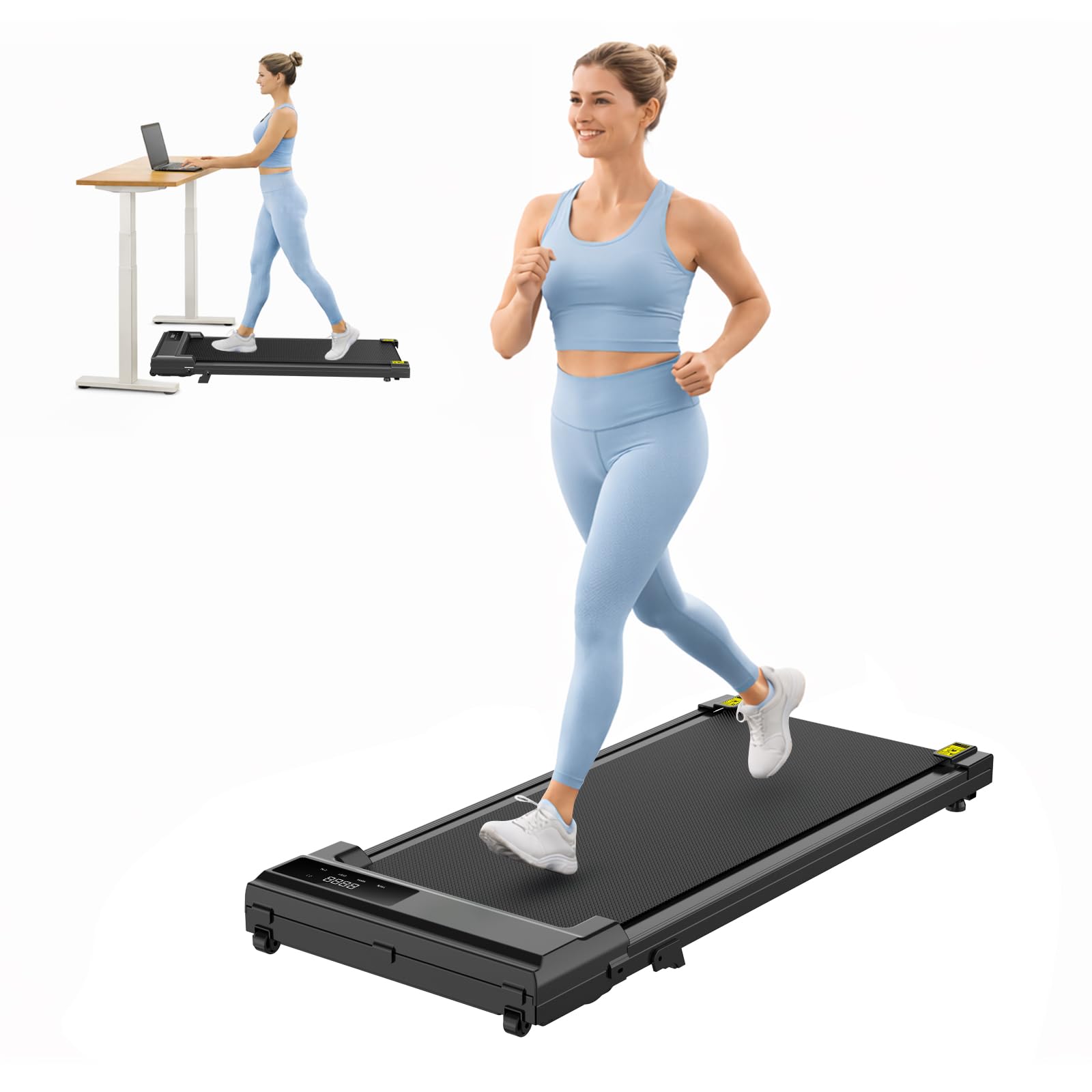 Joystride STRIDEMAX Quiet Folding Treadmill with Manual