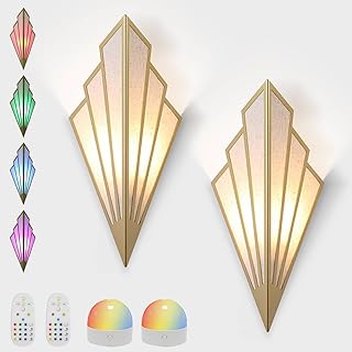 12 Living Room Wall Light Ideas for Soft Ambience 22 Modern Battery Operated Wall Sconces Set of Two, Simple Creative Wall La...