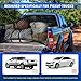 Cargo Net for Pickup Truck Bed, Migaven Highly Elastic Cargo Net Suitable for Daily Light Loads of Trucks, 4' x 4' Stretches to 7'x7' Truck Bed Net (Double Layer)