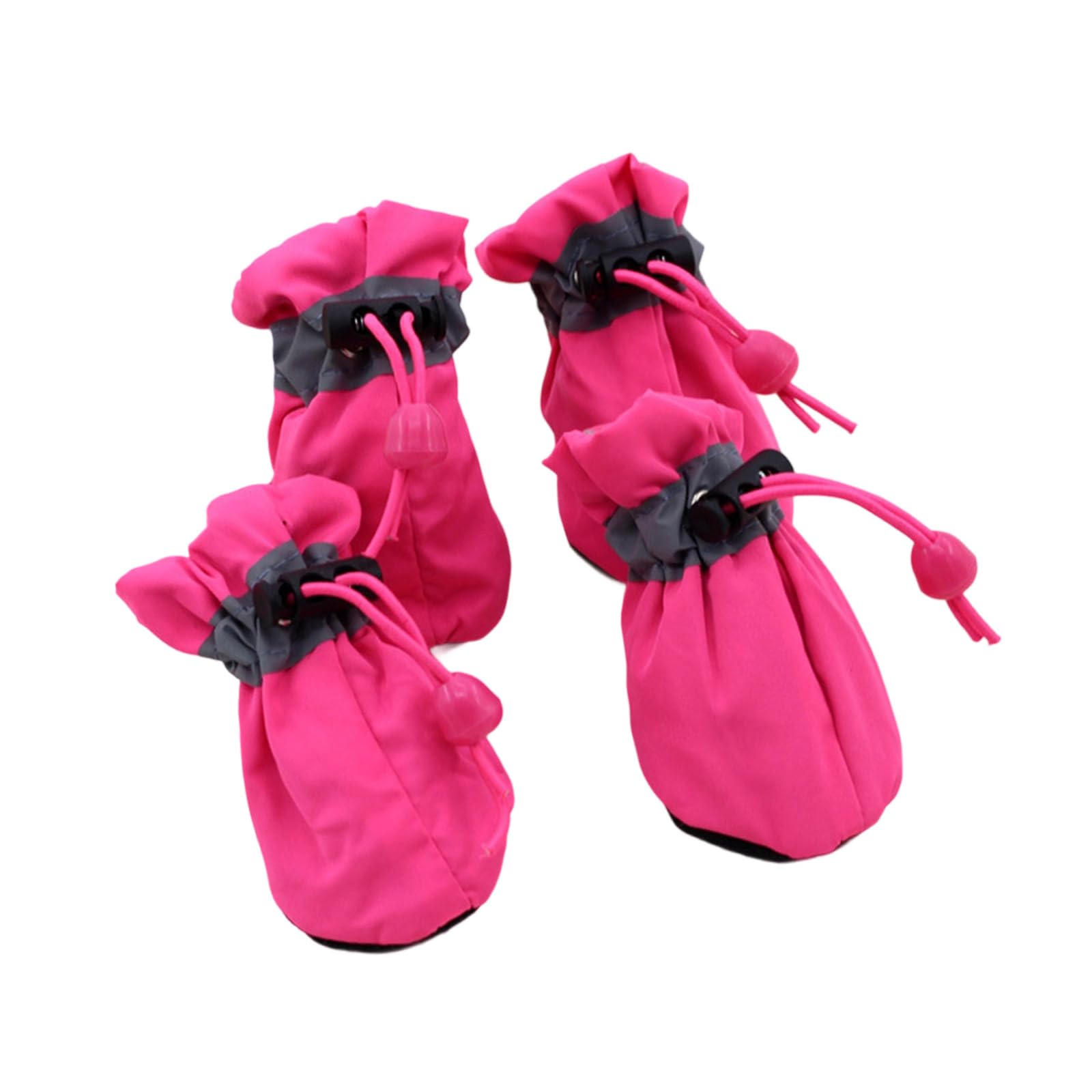 MICFENY 4Pcs Dog Socks Feet Covers Protective Dogs Shoes Booties with Adjustable Dogs Paws Socks