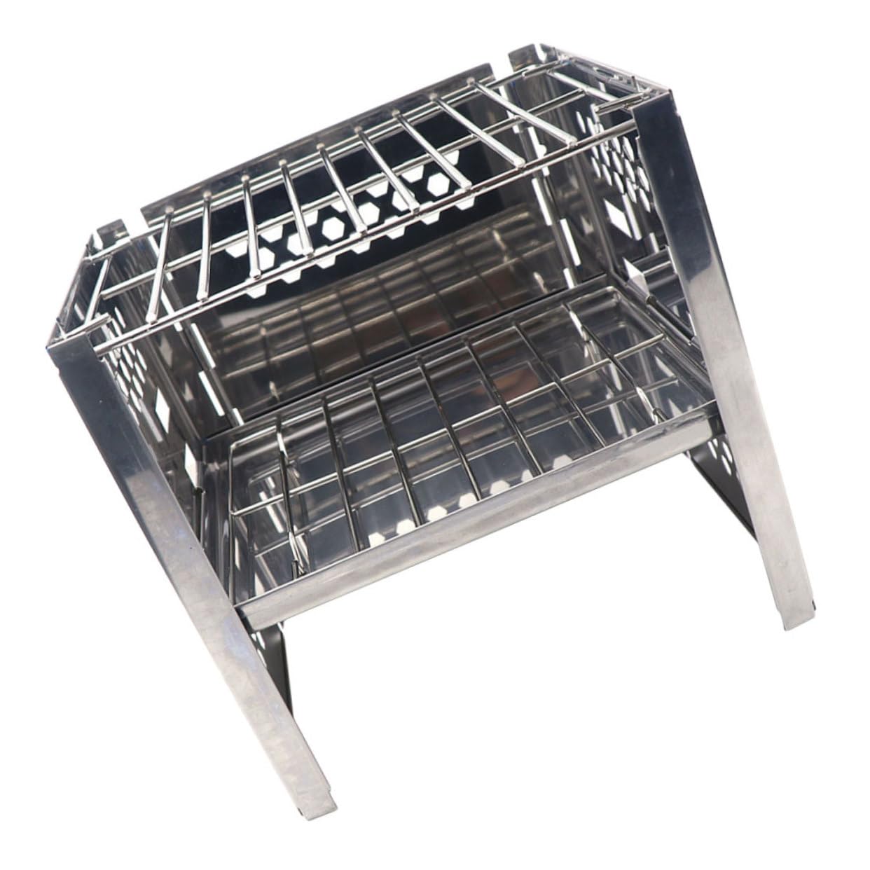 Barbecue réglable de camping BESPORTBLE pour vos repas en bivouac