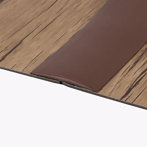 Miniatura 9 de 3.2ft Floor Transition Strip Self Adhesive Floor Cover Strips Flooring Transitions Laminate Floor Strip PVC Floor Flat Divider Strip Elegant Wood