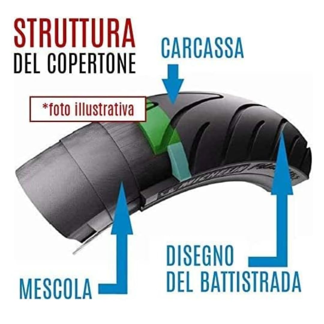 Copertoni 26x1 3/8 Bianconeri Per Bici Olandese Vintage - Set 2 Pneumatici Con Camere - Foto 3