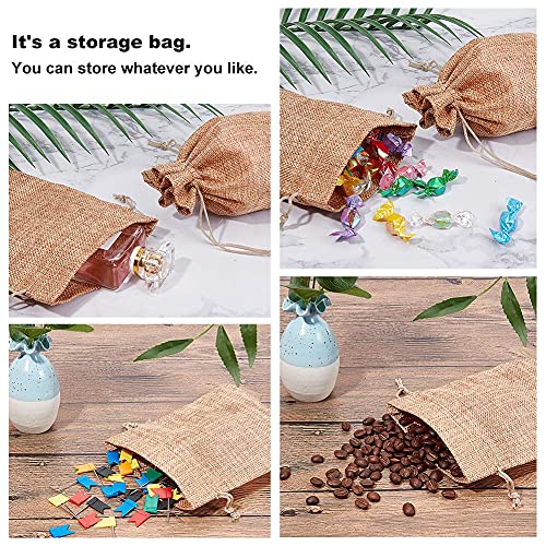 Ph Pandahall 100Pcs Burlap Drawstring Bags 5X7” Advent Calendar Bags Gift Bag Jute Packing Storage Linen Jewelry Pouches Wedding Favors Bag For Party Shower Birthday Christmas Jewelry Diy Craft, Peru #TOP7