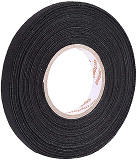 YHG Wiring Harness Tape, Multipurpose Self Adhesive Felt Tape Anti Squeak Rattle Felt Insulating Tape for Car Motorcycle, Black (9mm*25mm)