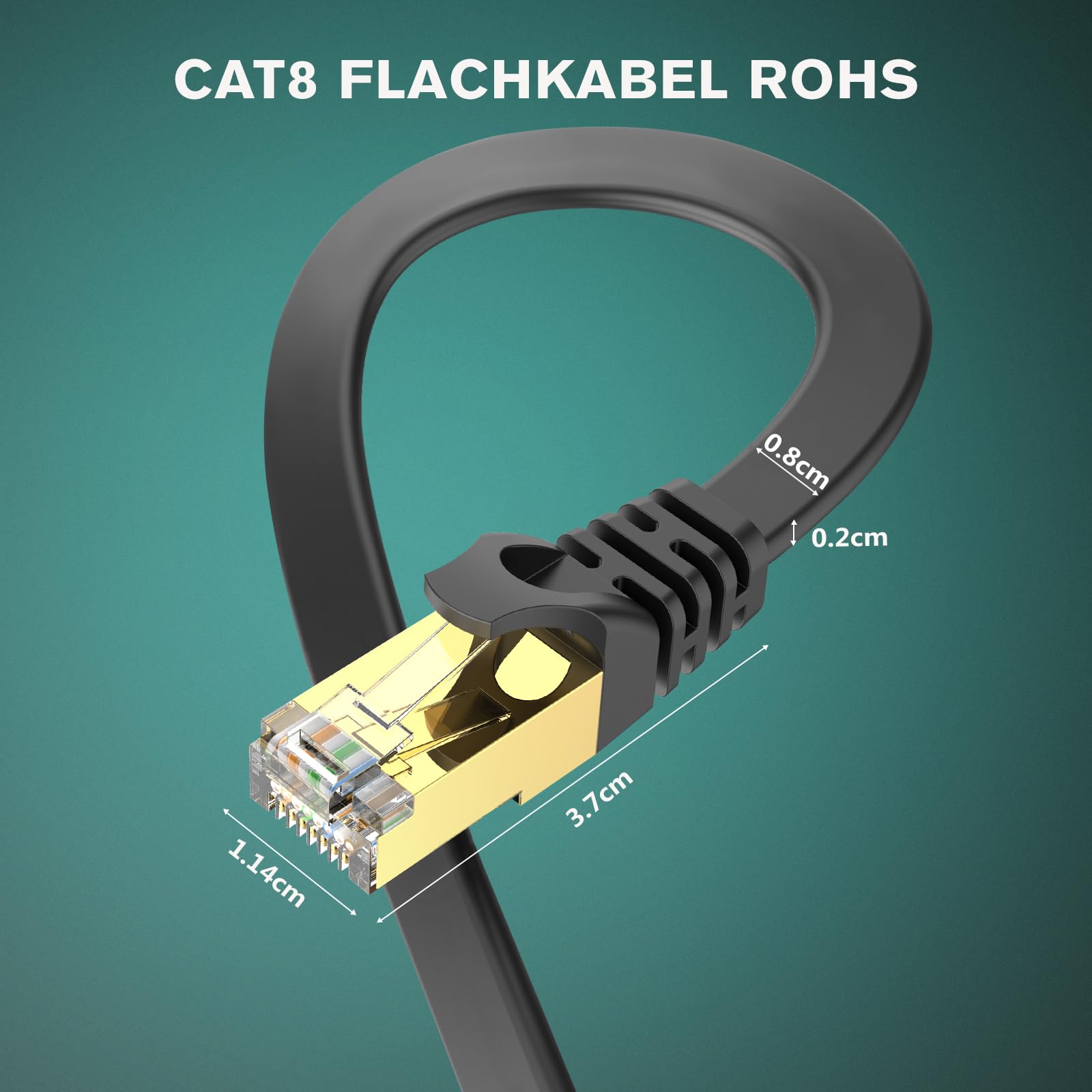 Ercielook LAN-kabel 6 meter CAT6 High Speed netwerkkabel met kabelclips - verlengkabel voor PS5/4 Router Modem TV Switch Laptop Ercielook LAN-kabel 6 meter CAT6 High Speed netwerkkabel met kabelclips - verlengkabel voor PS5/4 Router Modem TV Switch Laptop