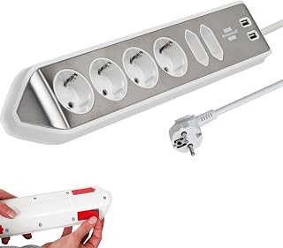 brennenstuhl®Estilo Ecksteckdosenleiste 6-Fach