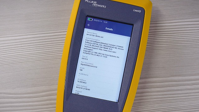 Image of Fluke Networks LIQ-100 LinkIQ Cable + Network Tester