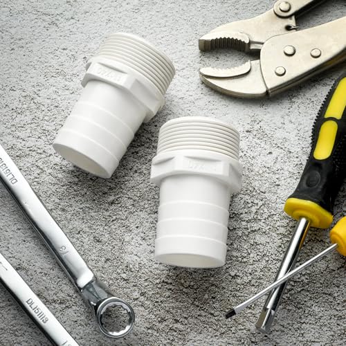 2 Pcs Pool PVC Tube Fitting Barbed Hose Fittings Adapter by Innconee - Used condition - Image 5