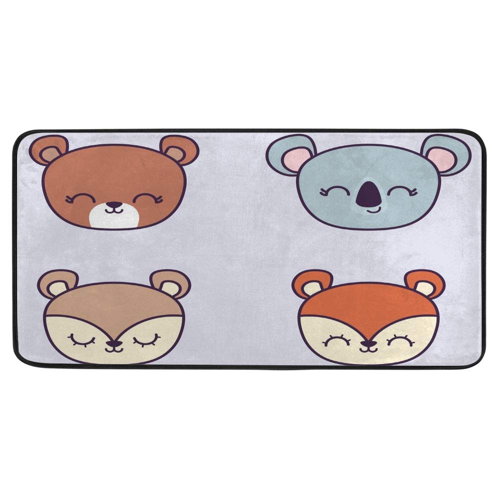 Tapis de cuisine antidérapant confortable lavable et imperméable 39x20 inch