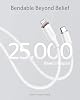 Anker PowerLine III Flow, USB C to Lightning Cable for iPhone 14 Plus 14 14 Pro Max 13 13 Pro 12[MFi Certified, 3ft, Cloud White] Supports Power Delivery, Silicone Cable