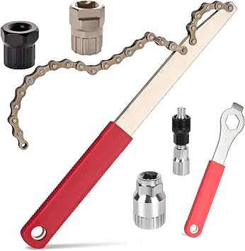 Bicycle Crank Puller and Bike Freewheel Removal Tool, Bottom Bracket Removal Tool, Chain Whip and Bicycle Sprocket Removal Tools