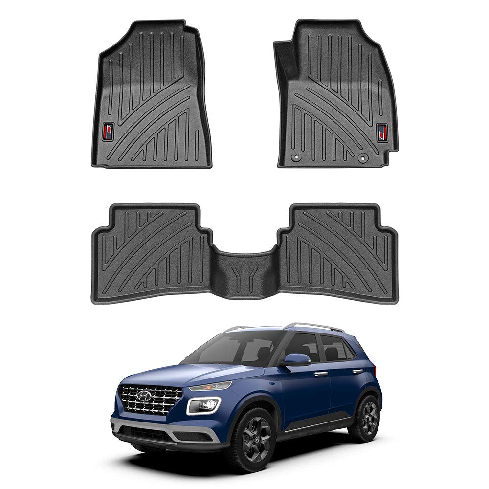 GFX Tpv Premium 3D Life Long Car Floor Mats Compatible with Hyundai ...