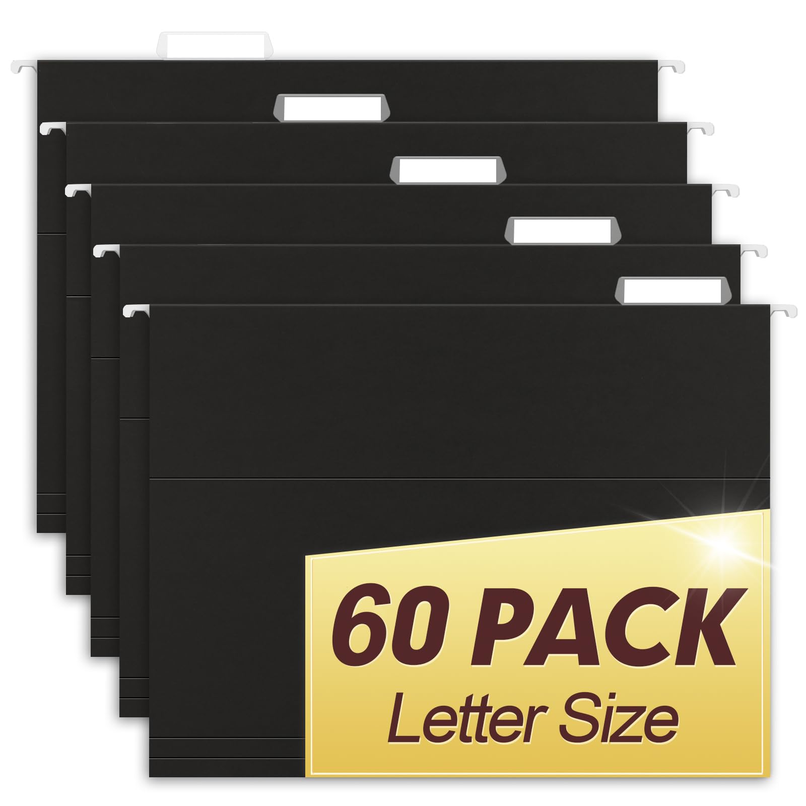 Snapklik.com : HERKKA Hanging File Folders, 60 Pack Reinforced Letter ...