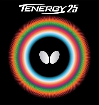 Butterfly 05810 Table Tennis Rubber Tennasy 25 High Tension Rubber Back