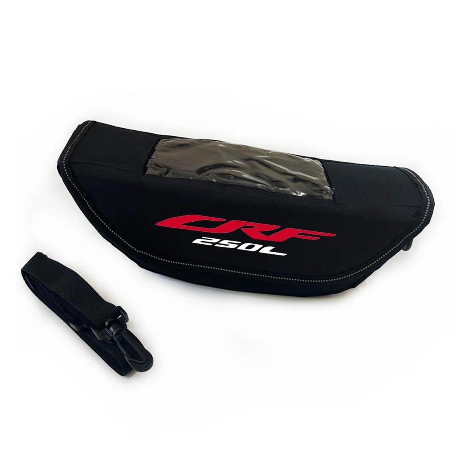 Torby na kierownicę motocykla Dla Honda CRF450RL CRF450L CRF300L CRF250L CRF(Black3-with logo)