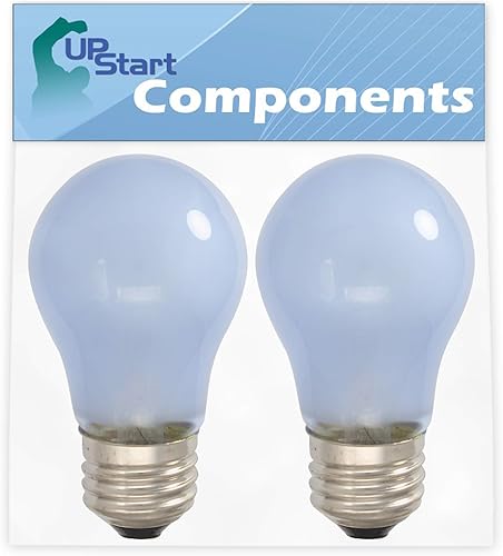 Paquete de 2 bombillas de repuesto 241555401 para refrigerador Kenmore/Sears 25369234702 - Compatible con bombillas Frigidaire 241555401