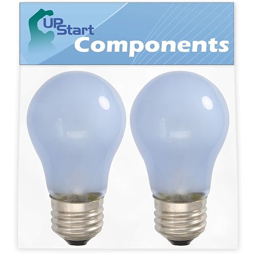 2x 241555401 Refrigerator Light Bulb Replacement for Frigidaire | Compatible with Frigidaire 241555401 & Part Number AP3763141, 1056583, AH977006, EA977006, PS977006