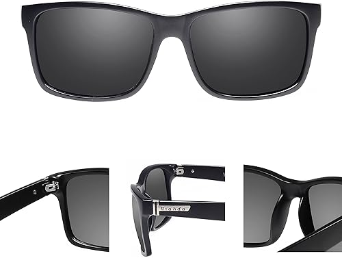 Miniatura 10 de VIAHDA Gafas de sol polarizadas para hombre, ciclismo, conducción, pesca, 100% protección UV HD5089