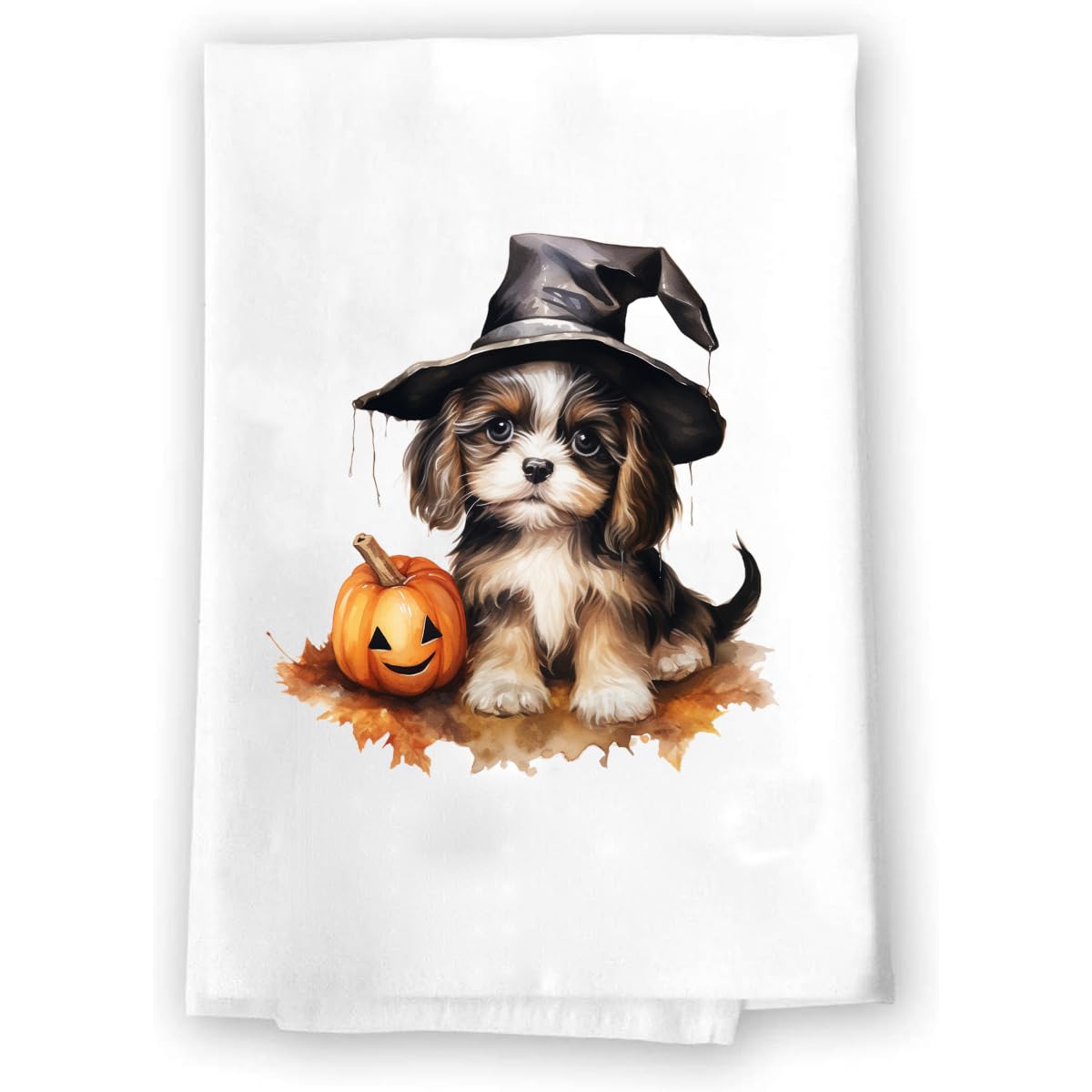 Adorable Halloween Kitchen Hand Towel Dog Pet Animal