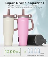 OUTDOUSE PRO 1,2L rozsdamentes acél termosz pohár szívószállal, vákuum szigetelt, szellőzésmentes, mosogatógépben mosható 4