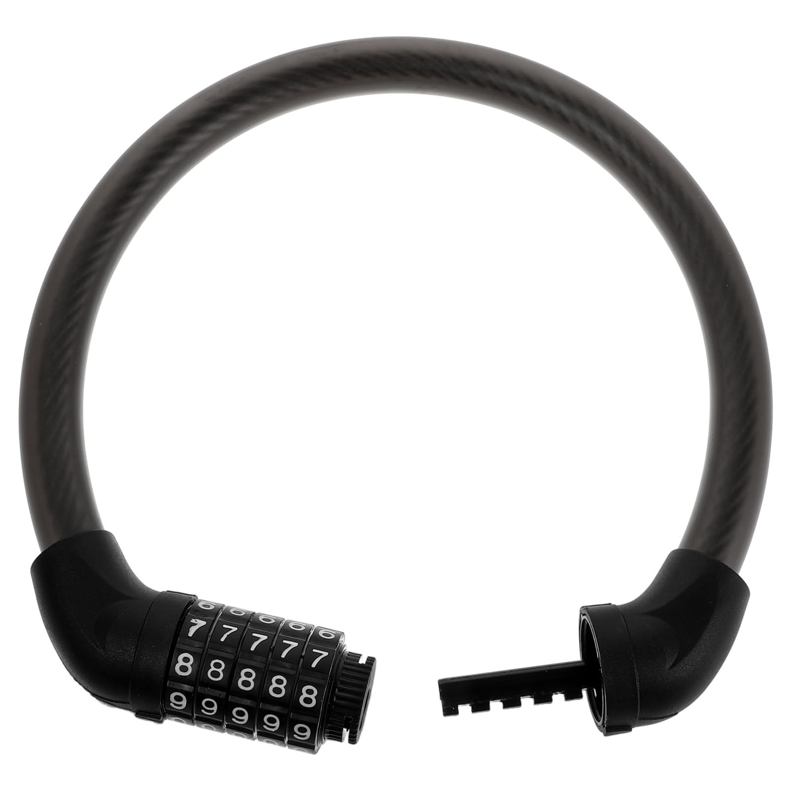 ibasenice Heavy Duty Theft Bike Lock with Splashproof Design Portable Combination Chain Lock for Bicycles Motorcycles and Electric Bikes Thickened Strap for Enhanced Security