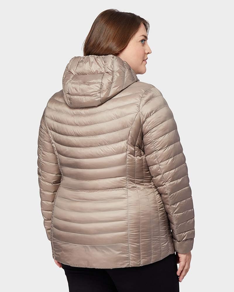 32 DEGREES Womens Plus-Size Ultra-Light Down Packable Jacket