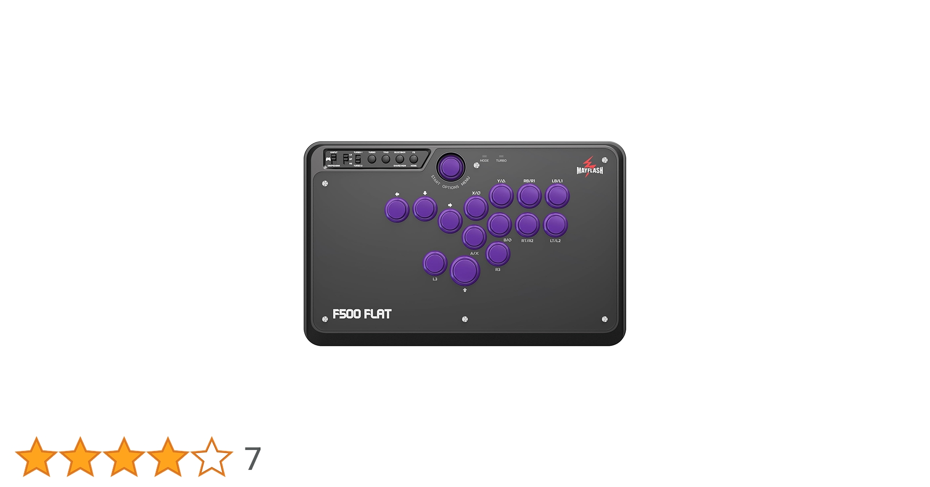 MAYFLASH F500 FLAT　レバーレスコントローラー Amazon.com: MAYFLASH F500 FLAT Elite Fight Stick All Button