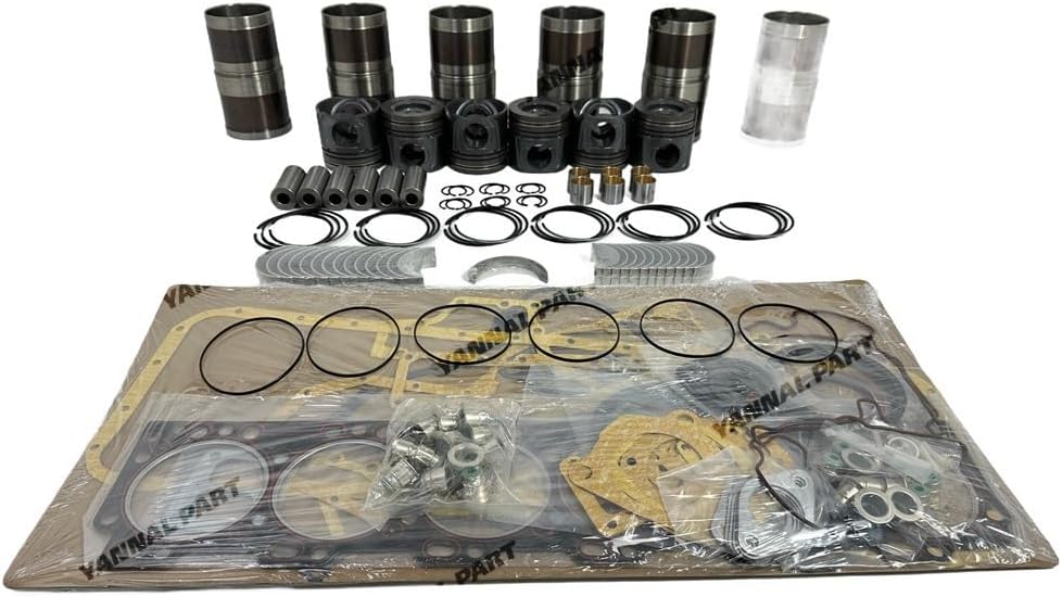 6 PC Overhaul Kit With Bearing Set Suitable for Cummins QSL9.3 Engine Part