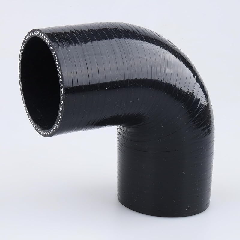Mangueira cotovelo de silicone 90° AC PERFORMANCE 60 mm preta – 1 unidade