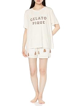Amazon | [ジェラート ピケ] ロゴTシャツベア柄ショートパンツ