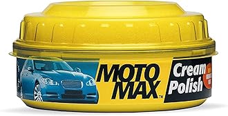 Bike & Car Cream Polish 230gm | Carnuba Wax & Micro Polishing Agents with Sponge. Protects & Shines Cars, Bike, Motorcycle, Water Repellent Polish for Auto Care needs, Removes Minor scratches