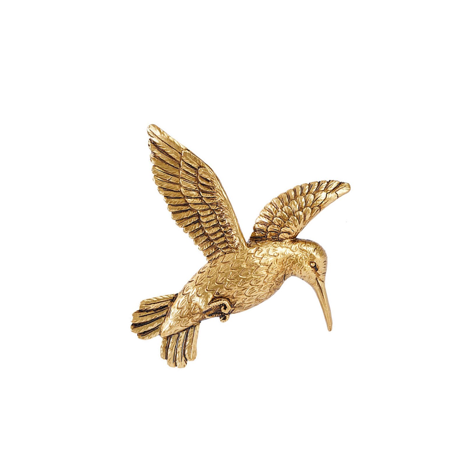 ADYJEE 3D Hummingbird Wall Decor Resin Wall Hanging Decorations Birds Walled Sculpture for Garden Yard Living Room Bedroom Balcony Hummingbird Hanging Decor