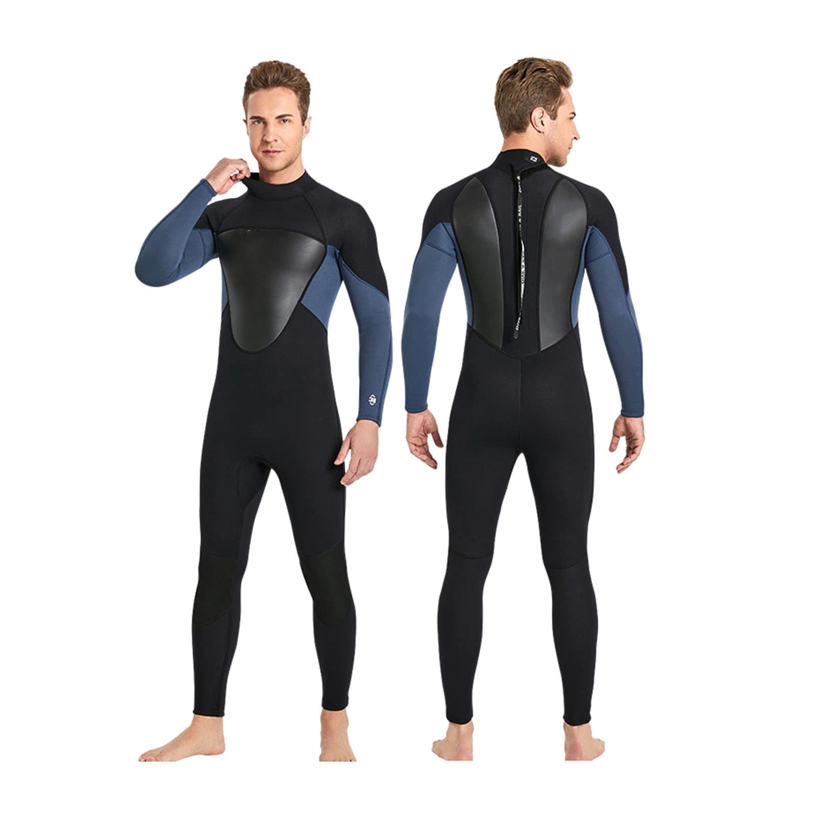 Muta In Neoprene Mute Da Sub Da 3 Mm Design Imbottito Al Ginocchio, Tessuto Elasticizzato for Nuoto/surf/snorkeling/immersioni Subacquee/kayak/sport Acquatici