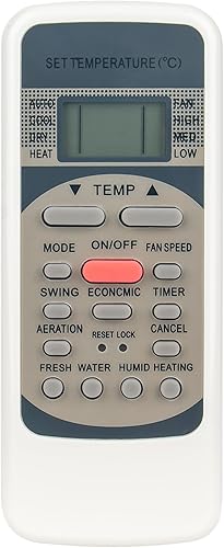 R51C Reemplazar AC Control Remoto Compatible con MideaMilexus Aire Acondicionado RG51M5(C) EU RG51M5EU R51ME R51E R51CE R51MCE R51DE R51MBGE