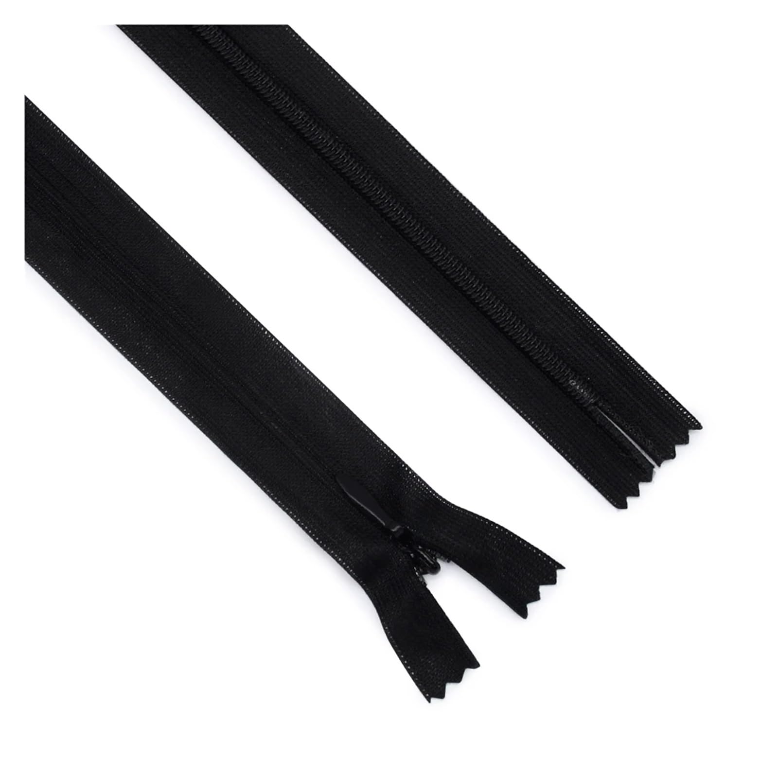 Zippers Sewing, Invisible Zipper Size 3 Pack of 20 Multicolor 25cm 40cm 60cm(Black 001,25CM-Width 2.5CM)