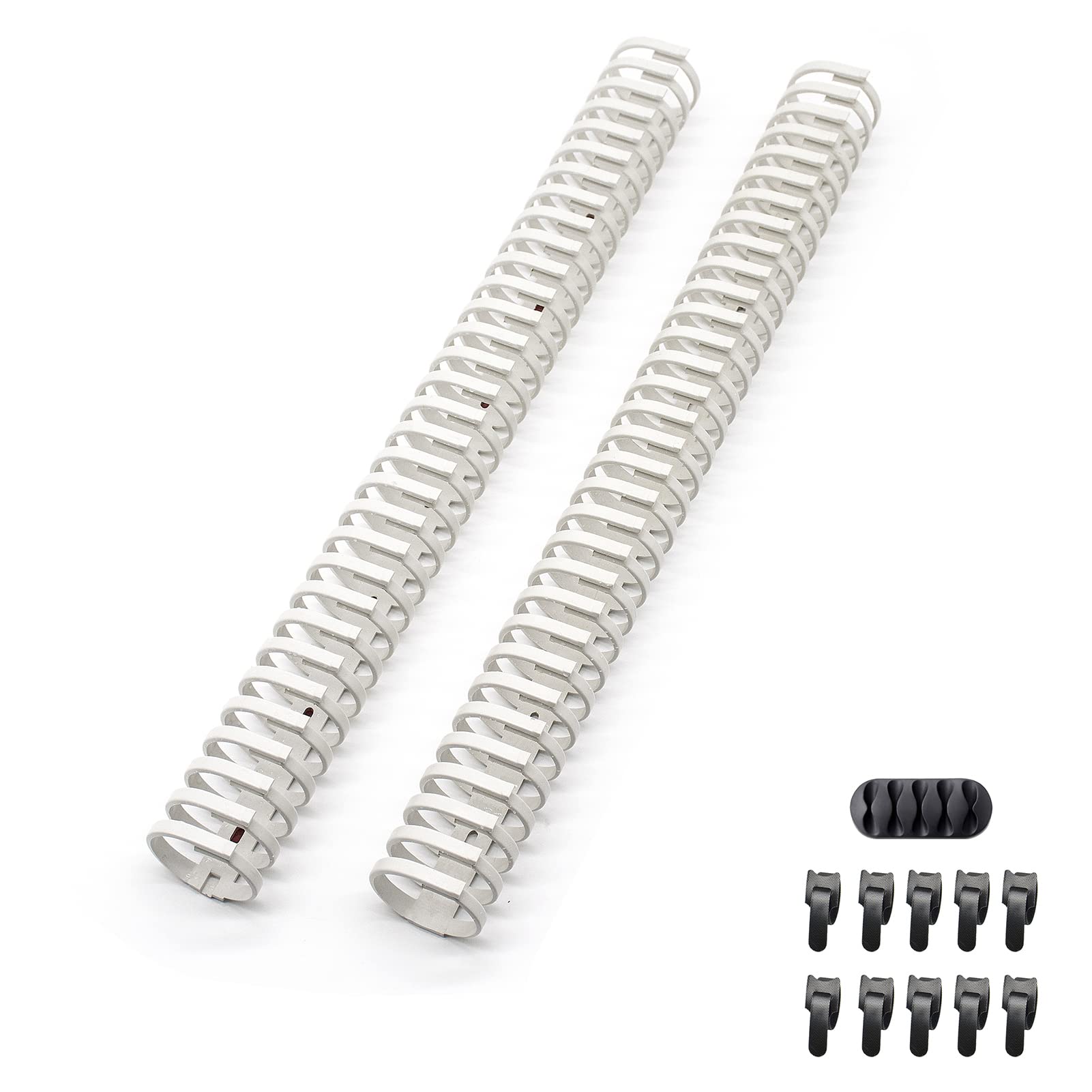 Buy Cable Management Under Desk, 2 Pack Cable Raceway for Desk, 33in