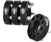 Orion Motor Tech 1.5" Hub Centric 5x5 Wheel Spacers for Jeep Wrangler JK, Grand Cherokee WJ/WK, Commander XK - 5x127 71.5mm Set of 4 Black