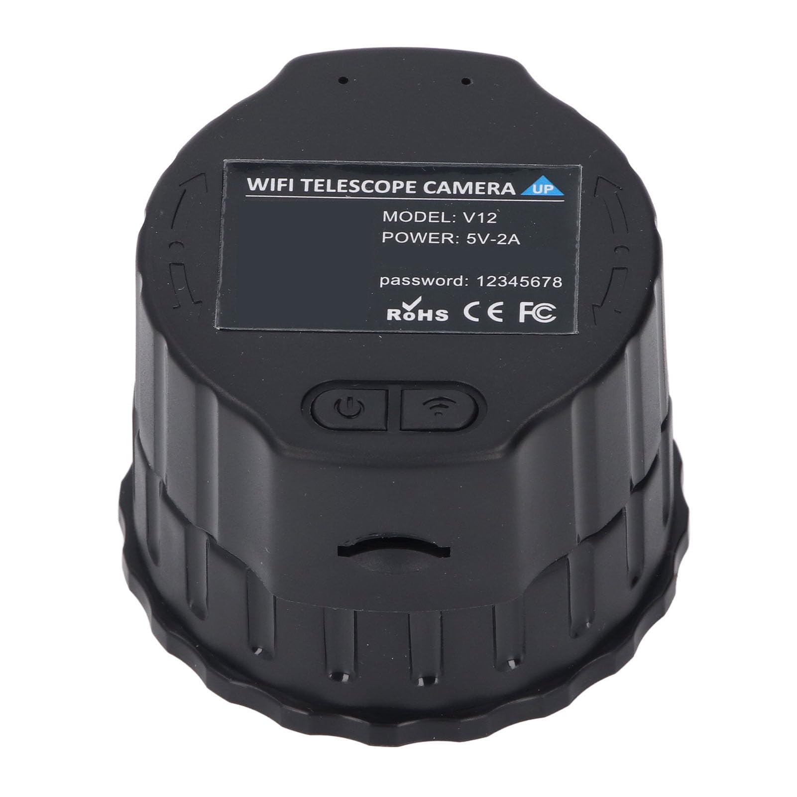 Elektroniczny Okular WiFi, 4-megapikselowa Kamera Teleskopowa WiFi z możliwością Nagrywania Wideo 2K Zdjęcia 24 MP dla Lunet od 25 do 50 Mm Przenośna Elektroniczna Kamera