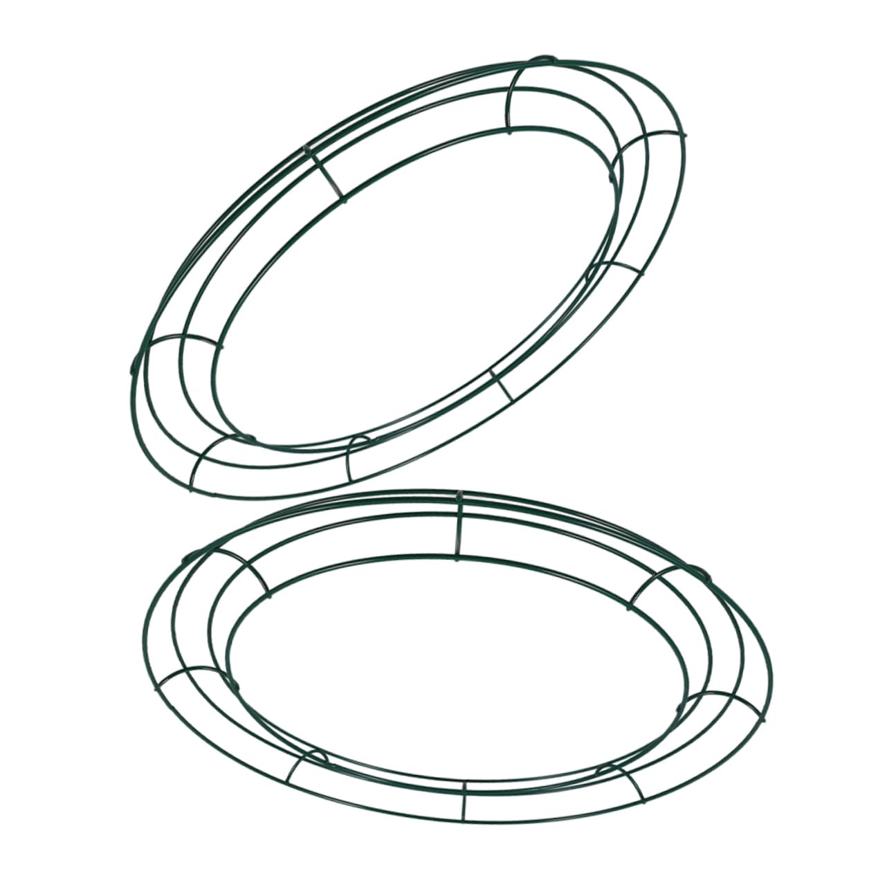 OUNONA 10' Round Wreath Iron Ring Wreath Craft Base Metal Floral Ring Hoop for DIY Decorations Sturdy Elegant Frame