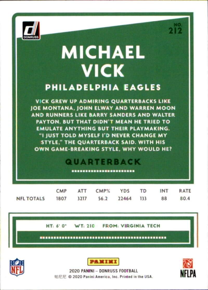 2020 Donruss #212 Michael Vick Philadelphia NM-MT Football