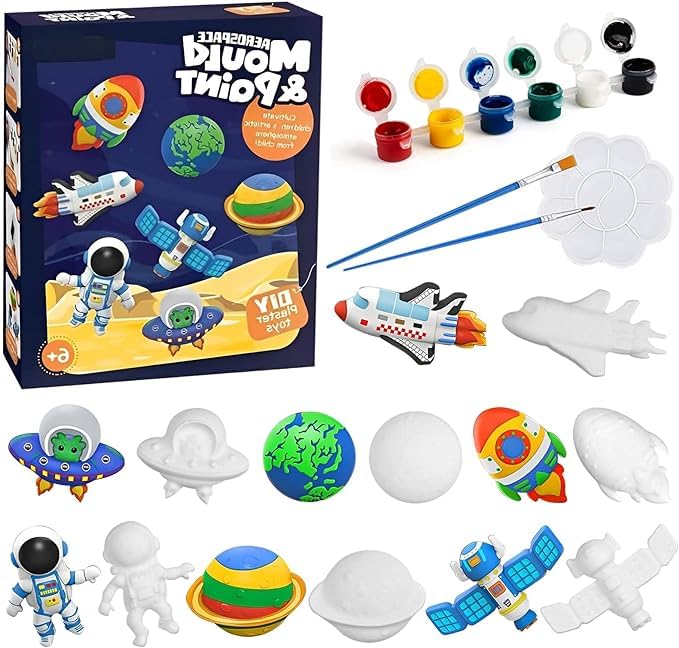 Buy THE BRAIN GYM FACTORY -Kids Arts and Crafts Set - DIY Painting Kit ...