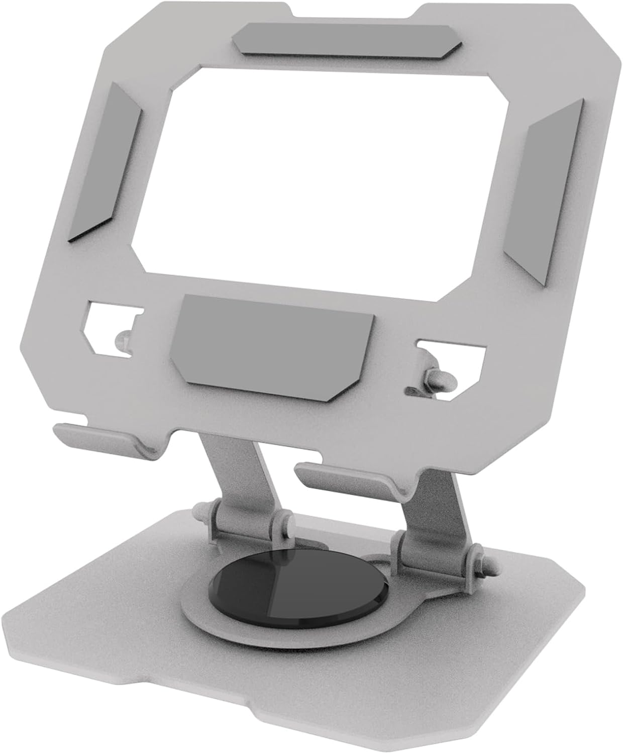 Adjustable iPad Stand for Desk, Silver