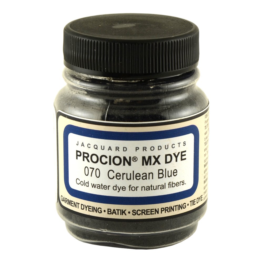 Jacquard Procion MX Fabric Dye, 2/3oz, Cerulean Blue