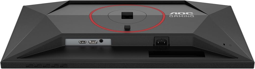 AOC 24G4 24" Gaming Monitor, Full HD 1920x1080 IPS Panel, 180Hz 1ms, 1x HDMI 2.0, 1x Display Port, Adaptive-Sync, Audio Earphone Out, Console Gaming Ready, 3-Year Zero-Bright-Dot