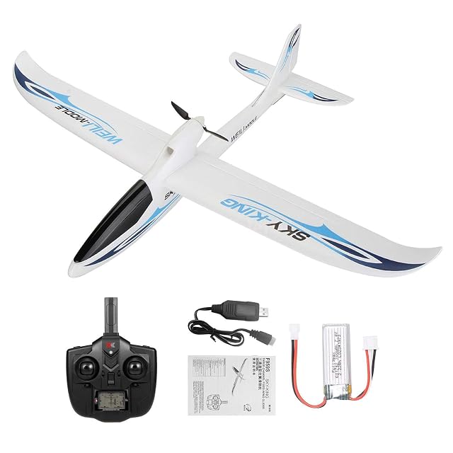 s-idee® 01668 - Avión F959 Sky King con mando a distancia con tecnología de 2,4 GHz con batería Lipo