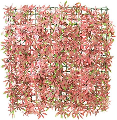 Primrose London 50x50cm (1ft 7in x 1ft 7in) Red Acer Artificial Hedge Panels - by Papillon™ (1)