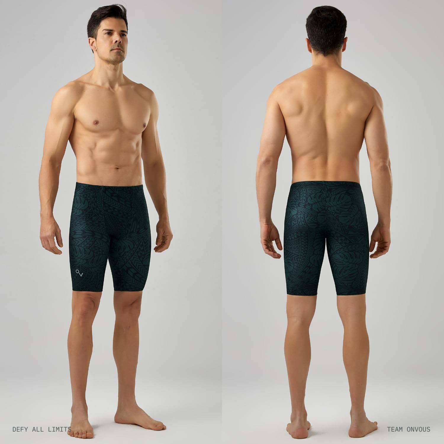 Onvous Swim Jammers for Men | Men's Athletic Swimwear Jammer | Mens Jammer for Swimming | Mens Swim Jammers Size 28-38