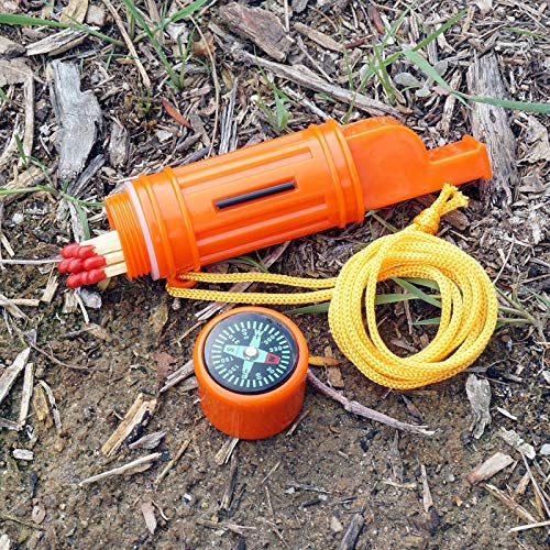 5 In 1 Wilderness Essential Multi-Use Survival Gear Case #TOP7